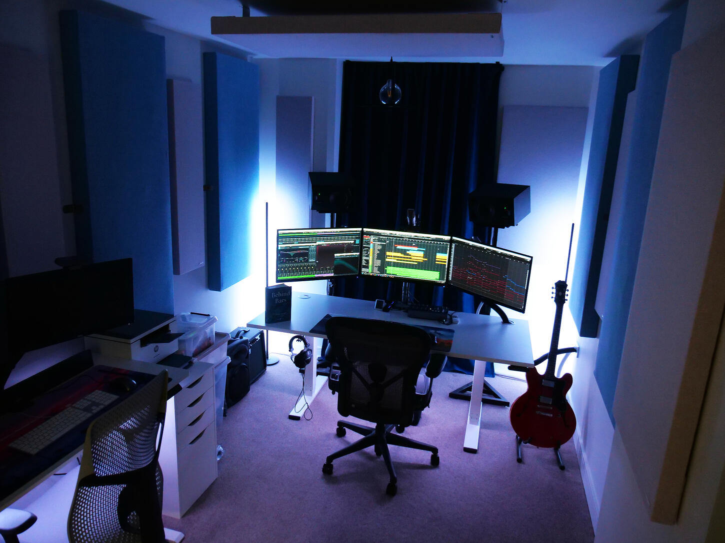 Stuart's studio in Wembley, London